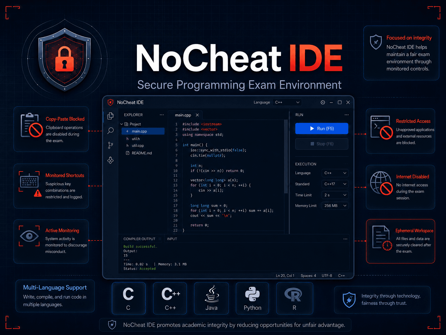 Placeholder cover for NoCheat IDE — real screenshot pending